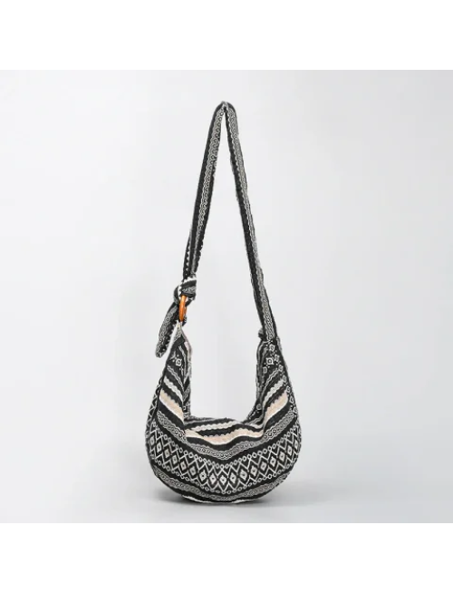 Mocoer Geometry Stripes Print Crossbody Bag Shoulder Bag