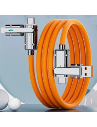 4-in-1 Multi-function Charging Cable – 120W Fast Charging