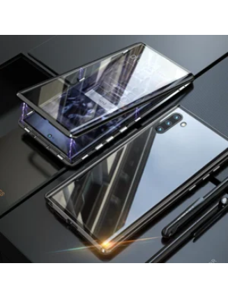 Magnetic Tempered Glass Double-sided Phone Case