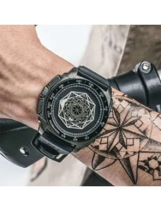 Men’s Luminous Silicone Quartz Watch