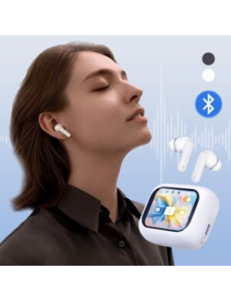 Christmas present No Latency Wireless Bluetooth Headphones with Multifunctional Display