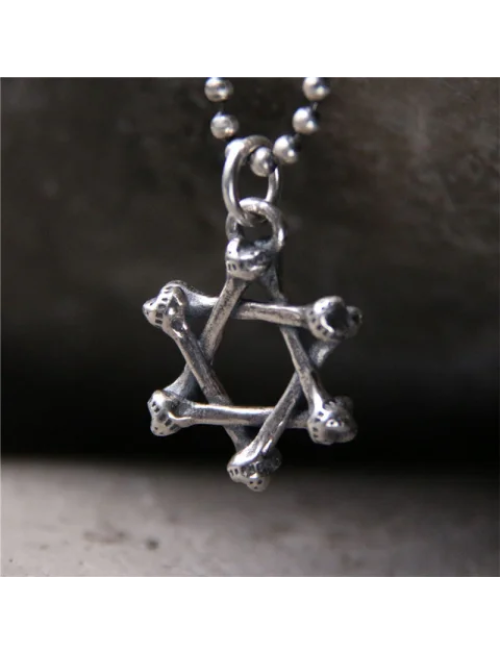Mocoer 925 Sterling Silver Star of David Hope Protection Necklace