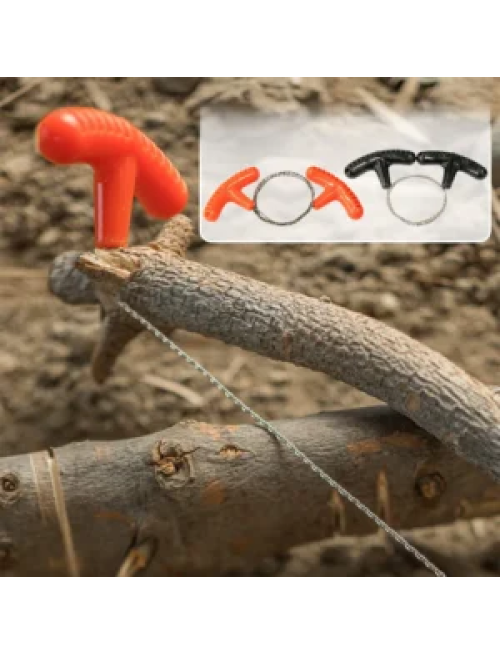 Portable Steel Wire Saw for Outdoor Survival