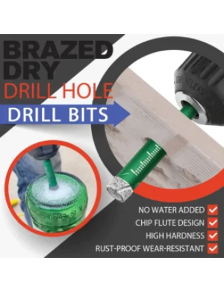 Brazed Dry Drill Hole Drill Bits