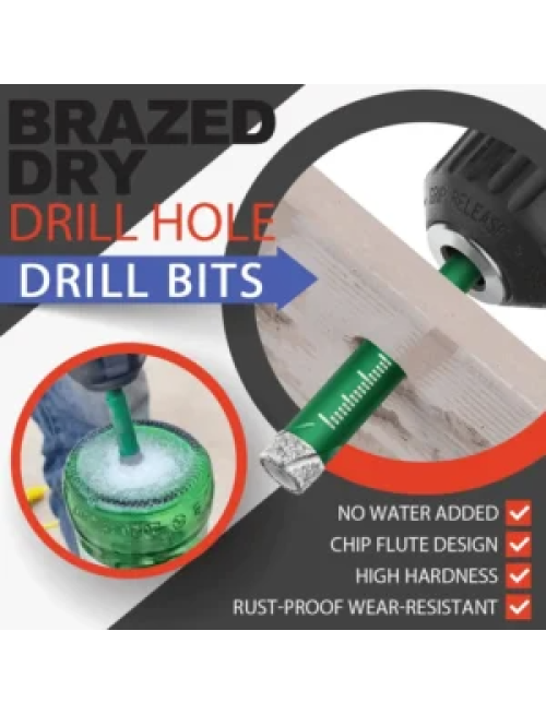 Brazed Dry Drill Hole Drill Bits